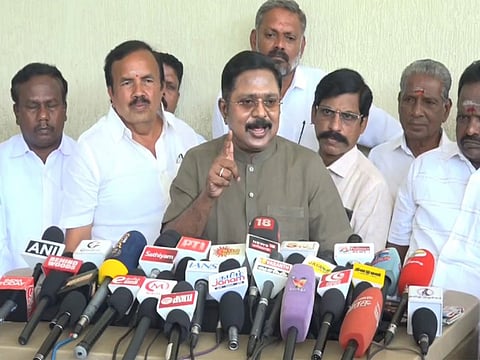 Tamil Nadu: TTV Dhinakaran reiterates "horse-trading" by TVK,