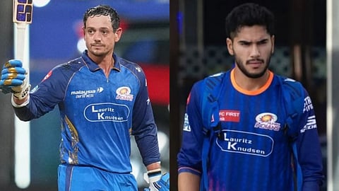 (L) Quinton de Kock, (R) Raj Angad Bawa