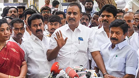 Velumani explained that his group’s support for TVK stemmed solely from an anti-DMK political stance