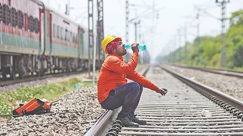 The heatwave conditions across the country