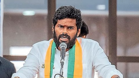 BJP leader K Annamalai