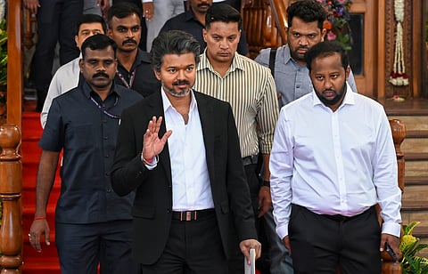 CM Vijay in Delhi