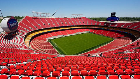 Arrowhead Stadium as it is rebranded as Kansas City Stadium