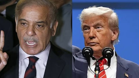 Pakistan Prime Minister Shehbaz Sharif (AP) and US President Donald Trump