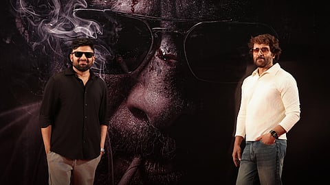 Actor Chiyaan Vikram with director Anand Shankar