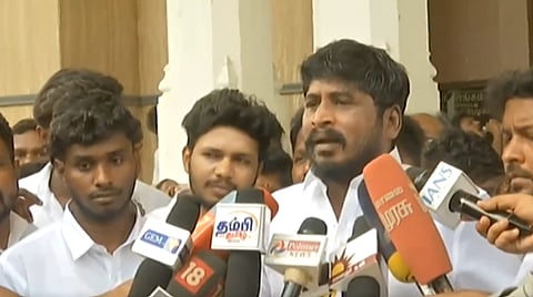 Tamil Nadu Fishermen's Movement President Sharath
