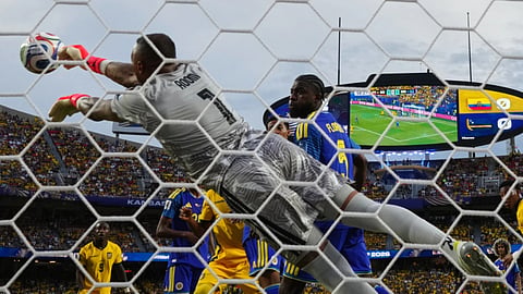 Curacao goalkeeper Eloy Room