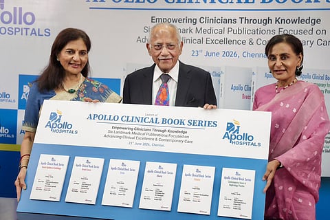 Apollo Hospitals on Tuesday launched the first set of 6 titles under its new Apollo Clinical Book Series