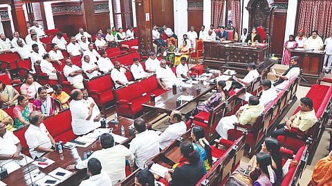 Greater Chennai Corporation's monthly council meeting