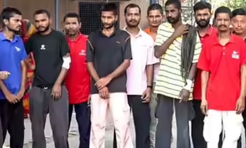 12 rescued UP labourers
