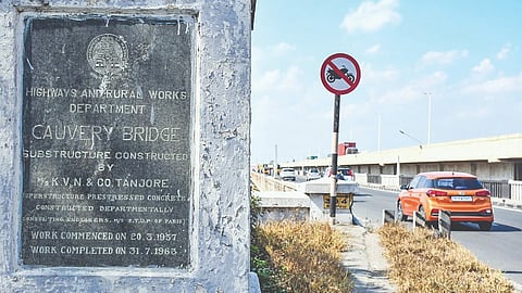 The old Cauvery bridge in Tiruchy will be closed for upkeep