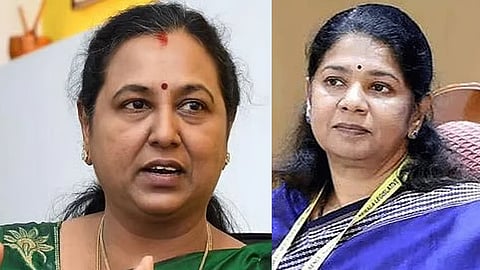 (L-R) Premalatha and Kanimozhi