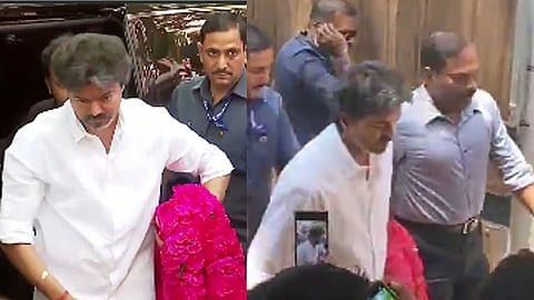CM Vijay pays last respects to Bhagyaraj