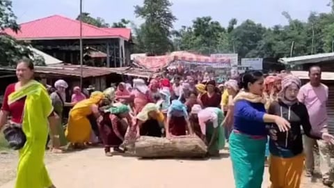 Protest in Manipur