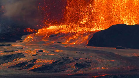 a blast of heat