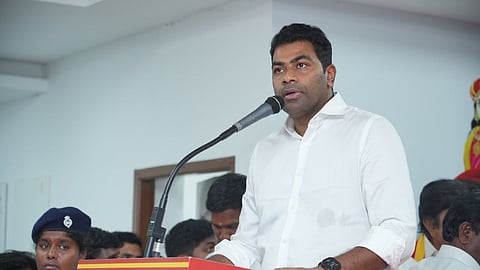TVK general secretary Aadhav Arjuna
