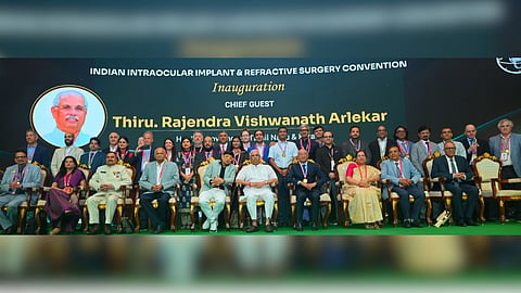 Governor Rajendra Vishwanath Arlekar inaugurates the two-day Indian Intraocular Implant & Refractive Surgery Convention (IIRSI) 2026 in Chennai