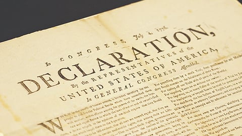 Historic find: Rare copy of declaration discovered in British archives