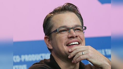 Actor Matt Damon
