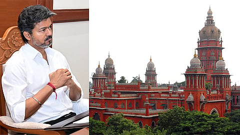 (L-R) CM Vijay Madras High Court