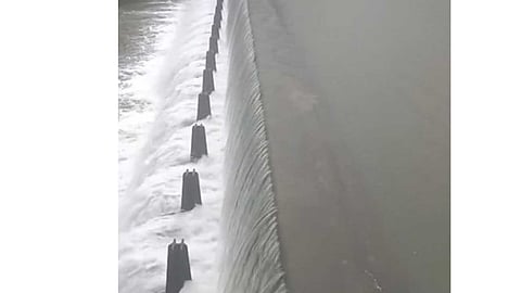 Tulsi Lake overflows