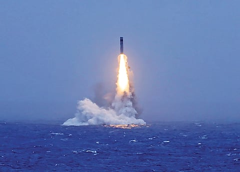 Missile test