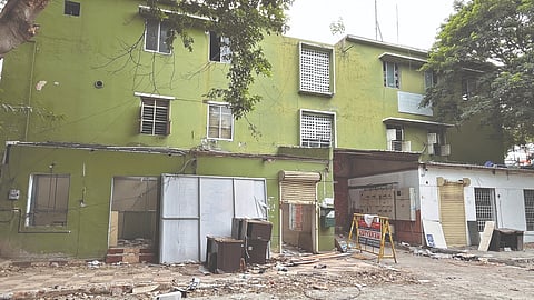 The zonal office complex in Kodambakkam where the multi-level parking facility construction will commence in a month