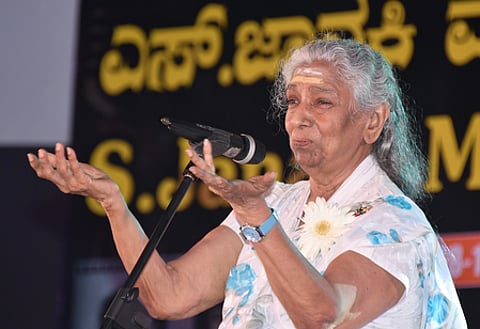 Iconic playback singer S. Janaki,