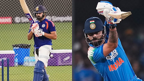 (L) Rohit Sharma, (R) Virat Kholi
