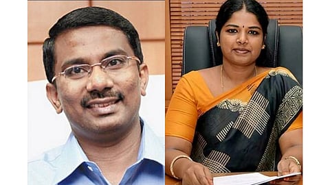 (L) P Umanath, (R) Shilpa Prabhakar Satish