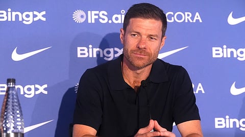 New Chelsea manager Xabi Alonso during his official unveiling in London