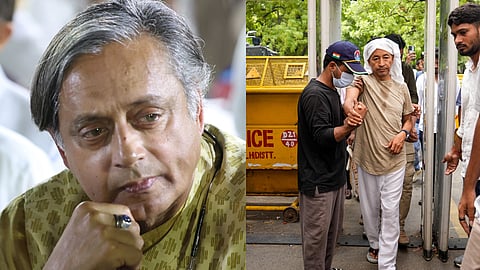 Congress MP Shashi Tharoor and Sonam Wangchuk