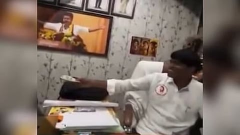 Screengrab from the video