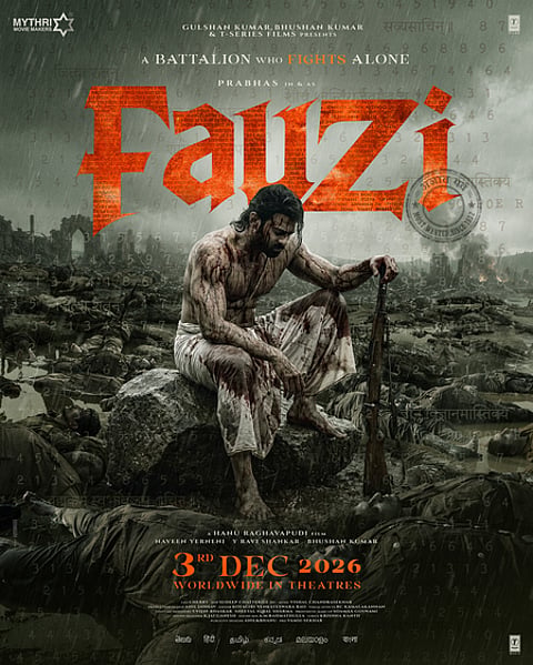 Prabhas-starrer 'Fauzi' to hit screens on December 3