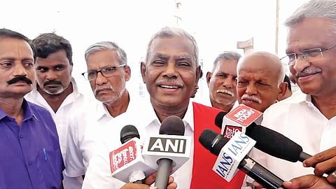 CPM state secretary P Shanmugam