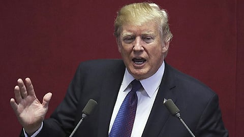 US President Donald Trump