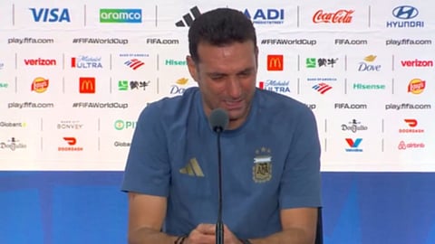 Argentina coach Lionel Scaloni