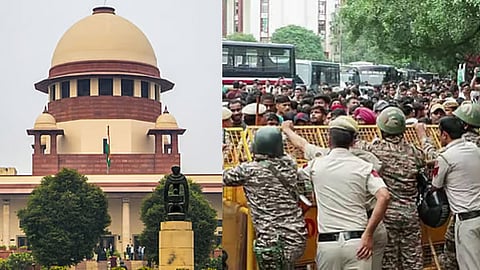 Cockroach Janta Party-led protest march