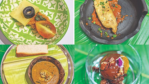 The various dishes on offer