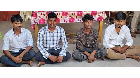 Tamil Nadu: 4 held with ganja, pistol in Tirupur