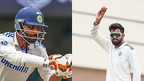 Ravindra Jadeja and Saransh Jain