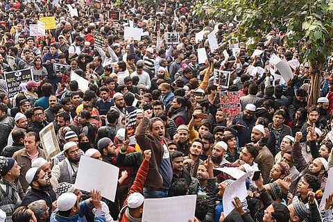protest in Jantar Mantar