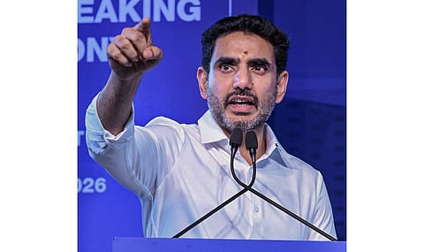 Andhra Pradesh Information Technology Minister Nara Lokesh