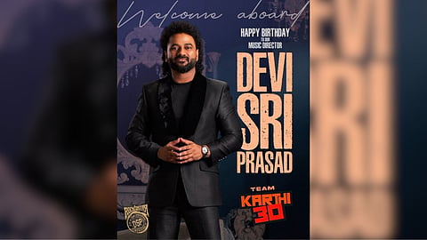 Music director Devi Sri Prasad on board for Karthi 30.