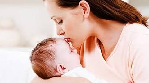 image of mother and child