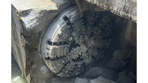 TBM “Nilagiri” Breakthrough at Moolakadai Metro (North)