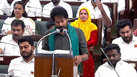 Agriculture and Farmers' Welfare Minister R Vinoth began by praising the Chief Minister