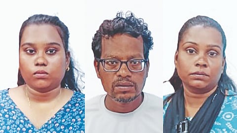 Family of three arrested in Chennai