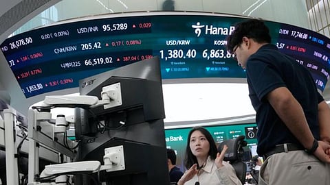 World shares mostly gain after upbeat results for Nvidia, other tech giants lift US stocks