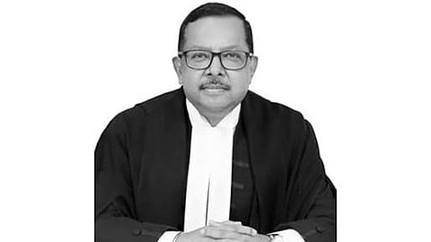 Supreme Court of India Judge, Justice Ujjal Bhuyan delivers a keynote lecture on �Development and Sustainability: Latest Trends� during a programme organised by Dharitri Suraksha Mancha, in Guwahati, Assam, Saturday, Aug. 8, 2026.